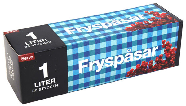 Fryspåsar 1 liter 80-p